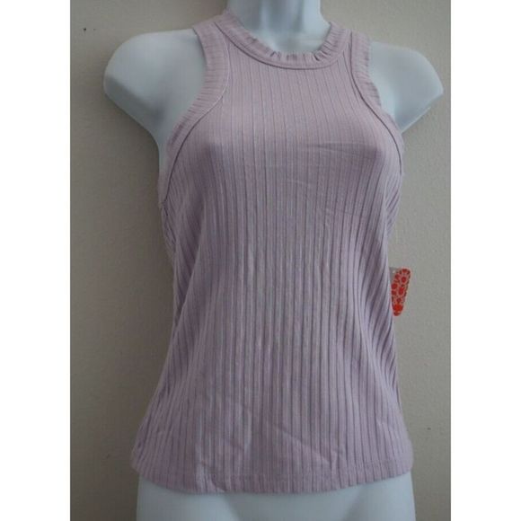 FP Movement By Free People Women's Sz XS Dew Berry Ribbed Blissed Out Tank Top - Picture 5 of 6